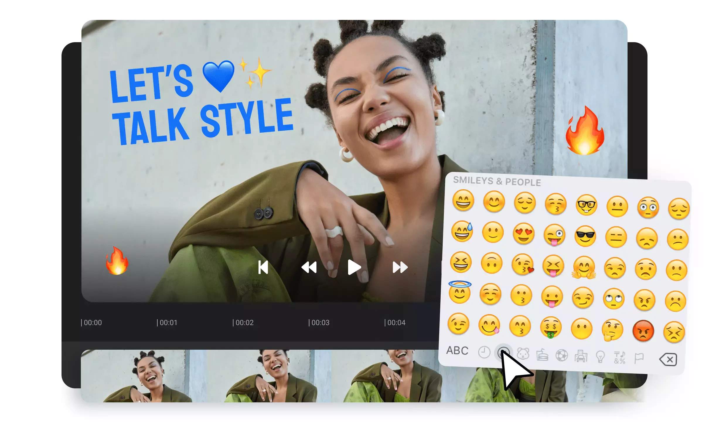 Añadir Emojis a Videos Online Rápido y Gratis
