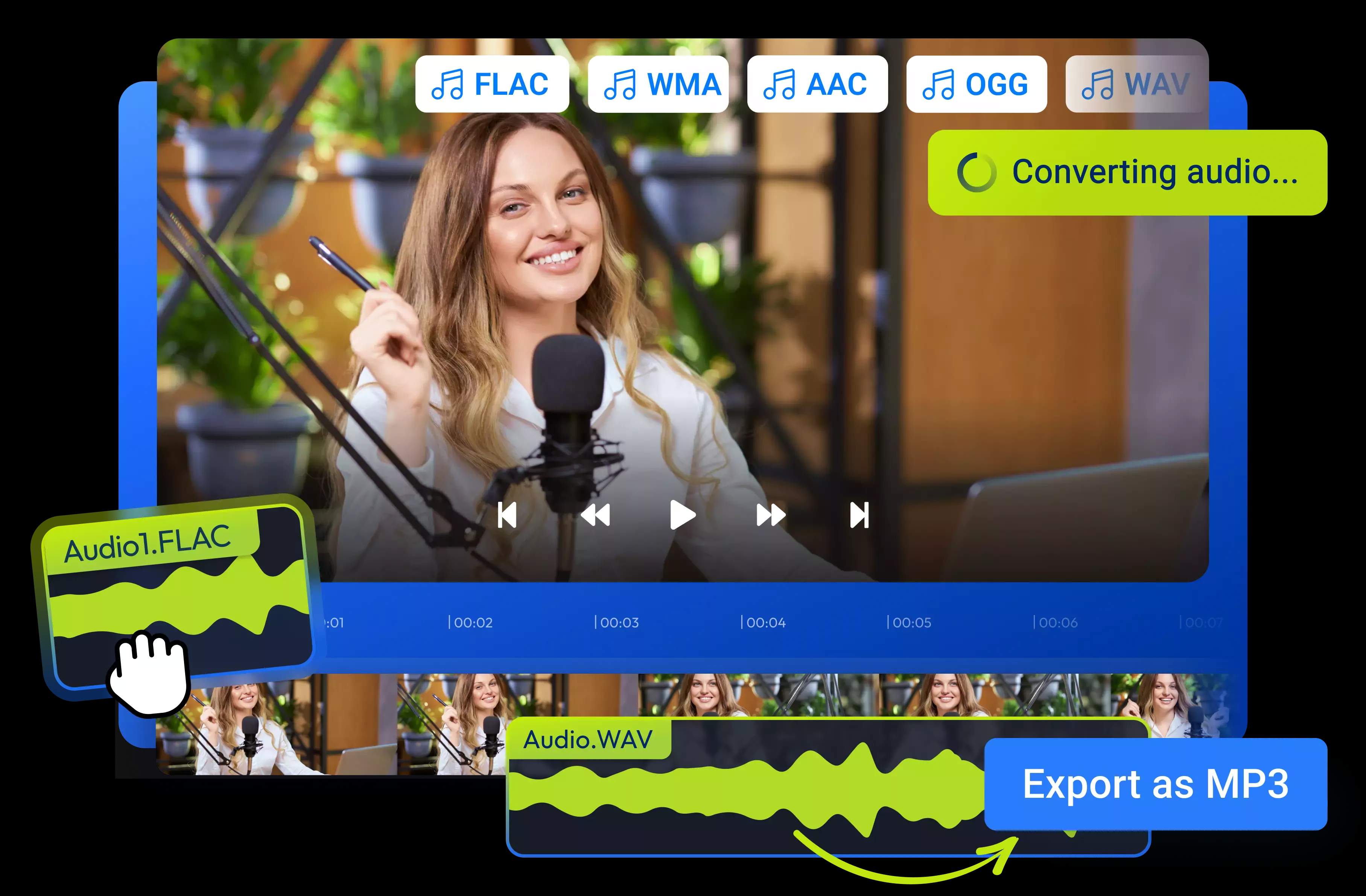 Convierte Cualquier Archivo de Audio Gratis - MP3, WAV y Más