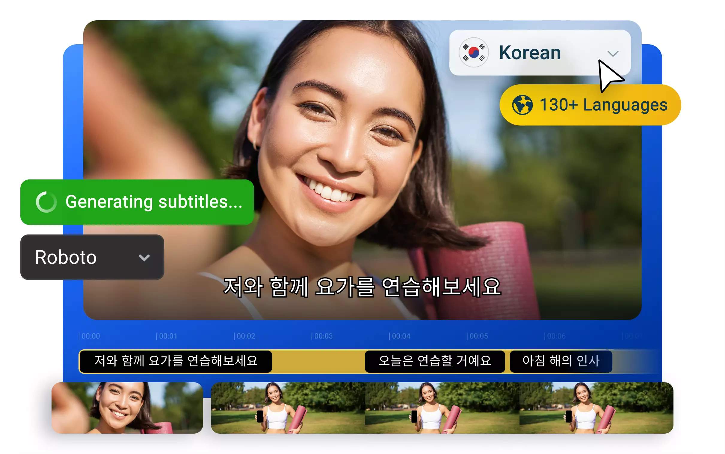 Genera Subtítulos en Coreano Automáticamente