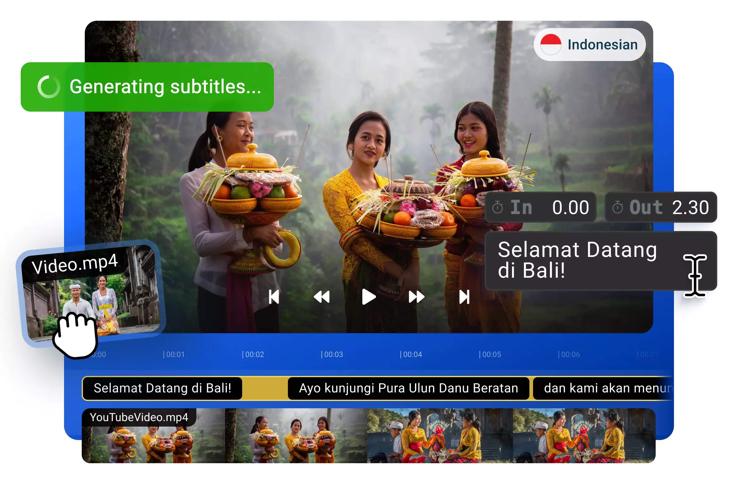 Transcribe audio indonesio a texto