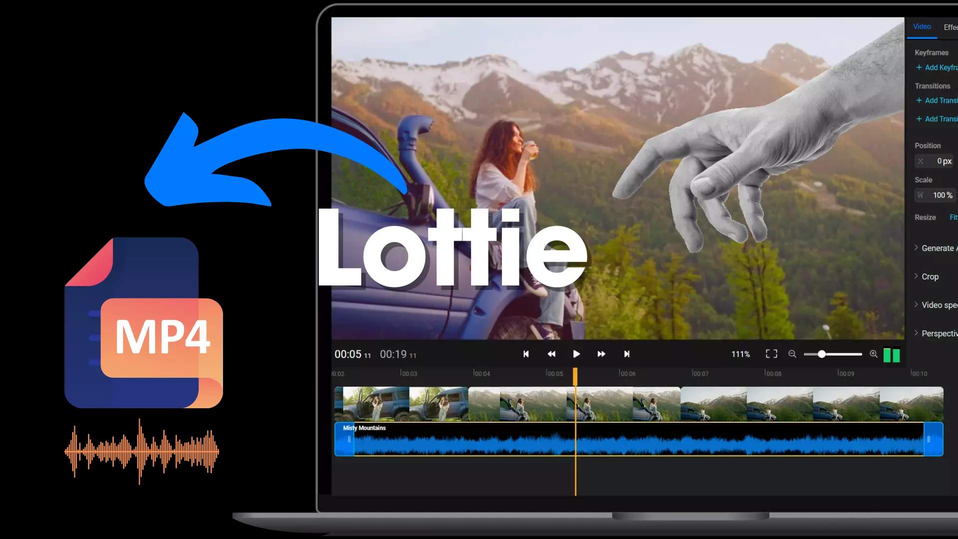 Convert Lottie to MP4 Online