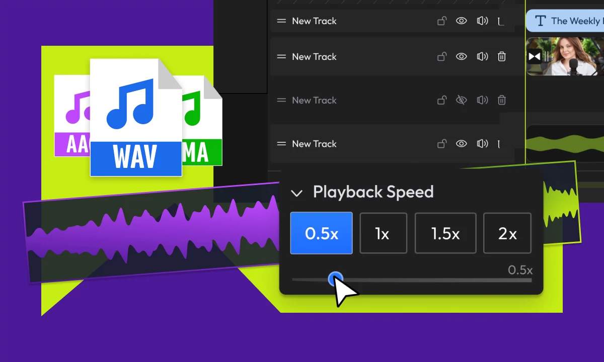 Audio Speed Changer - Speed Up or Slow Down