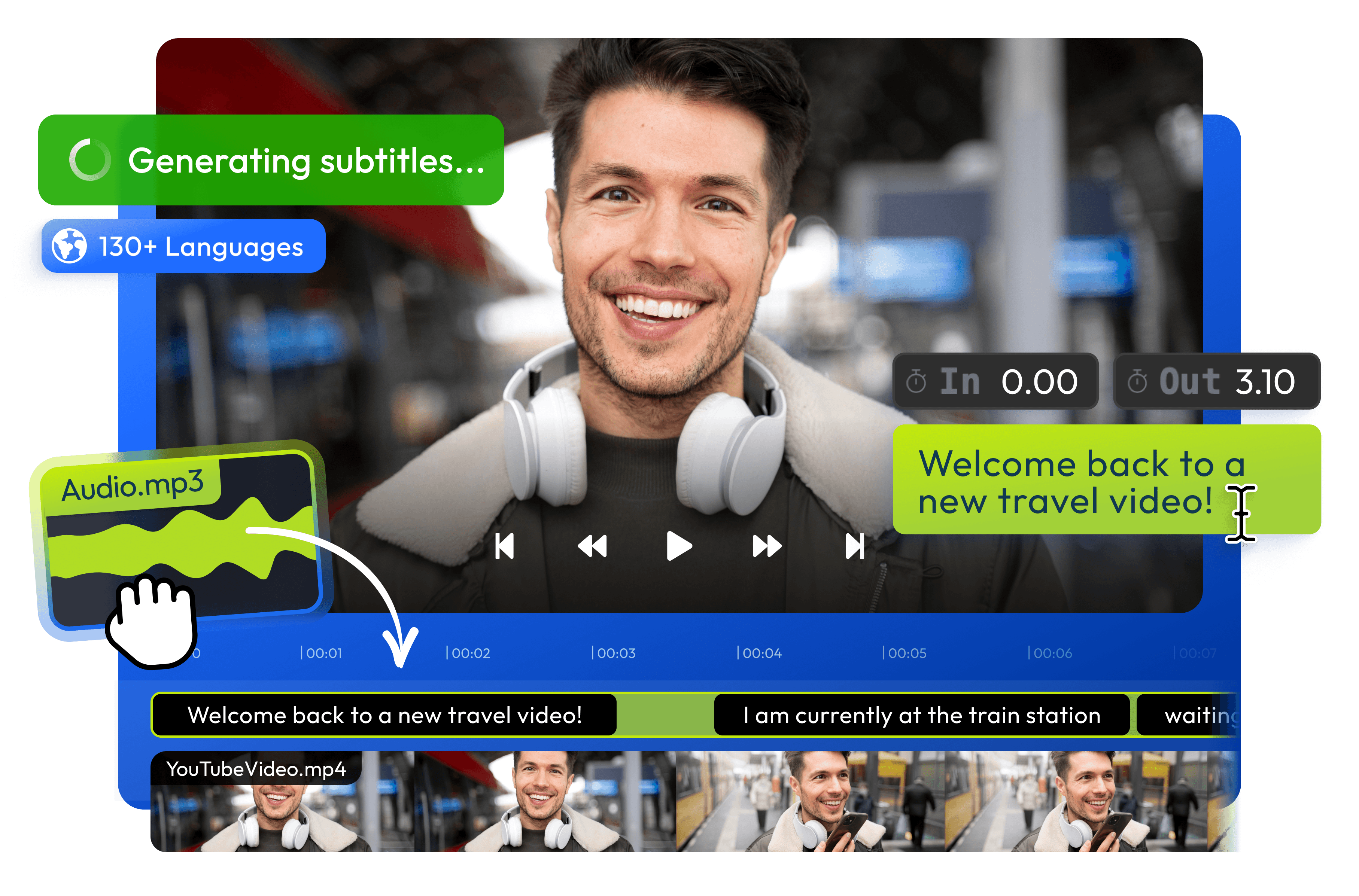 Convertidor de audio a texto con IA de alta precisión