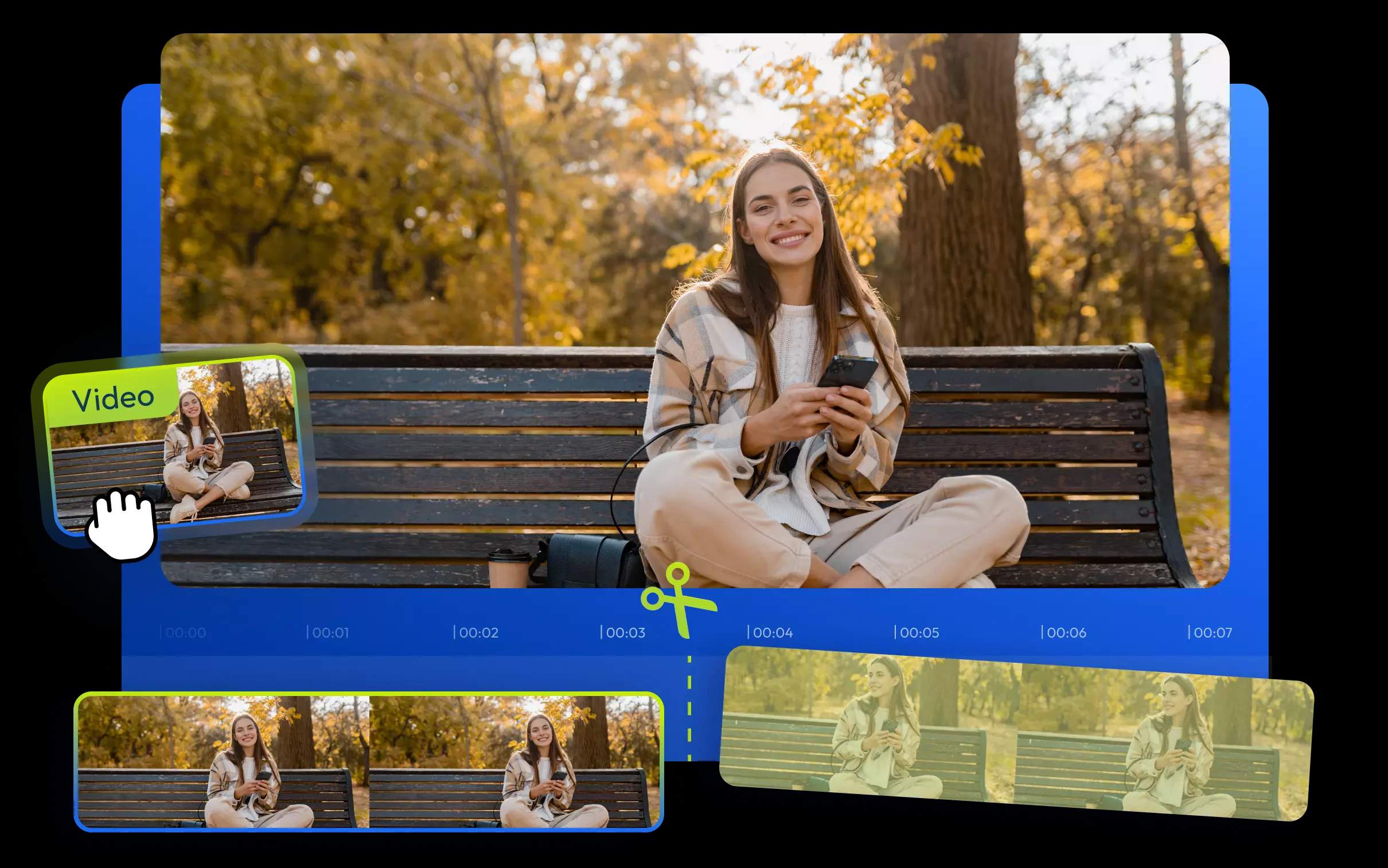 Online Video Splitter for Efficient Content Repurposing