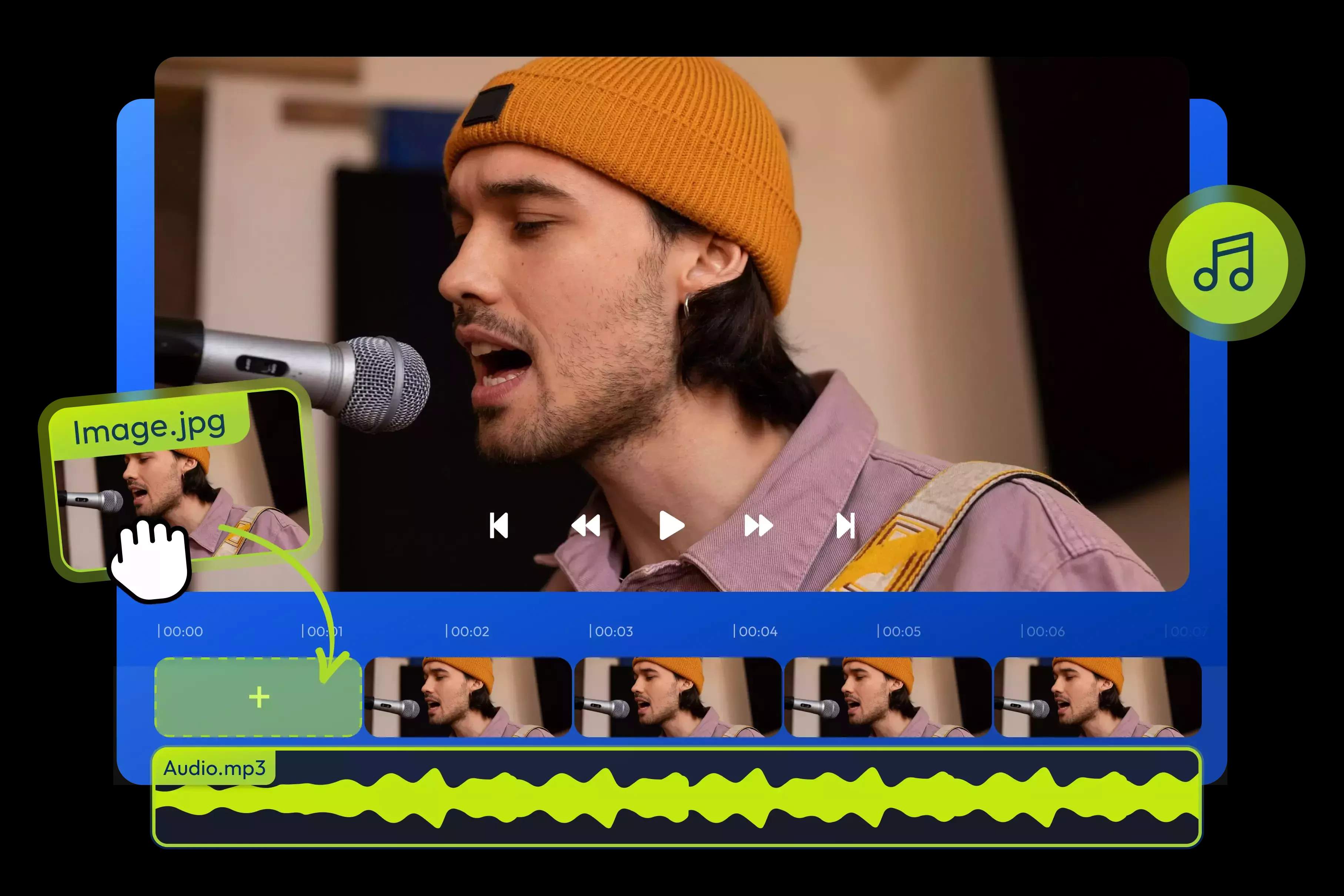 Añadir imagen a MP3 online