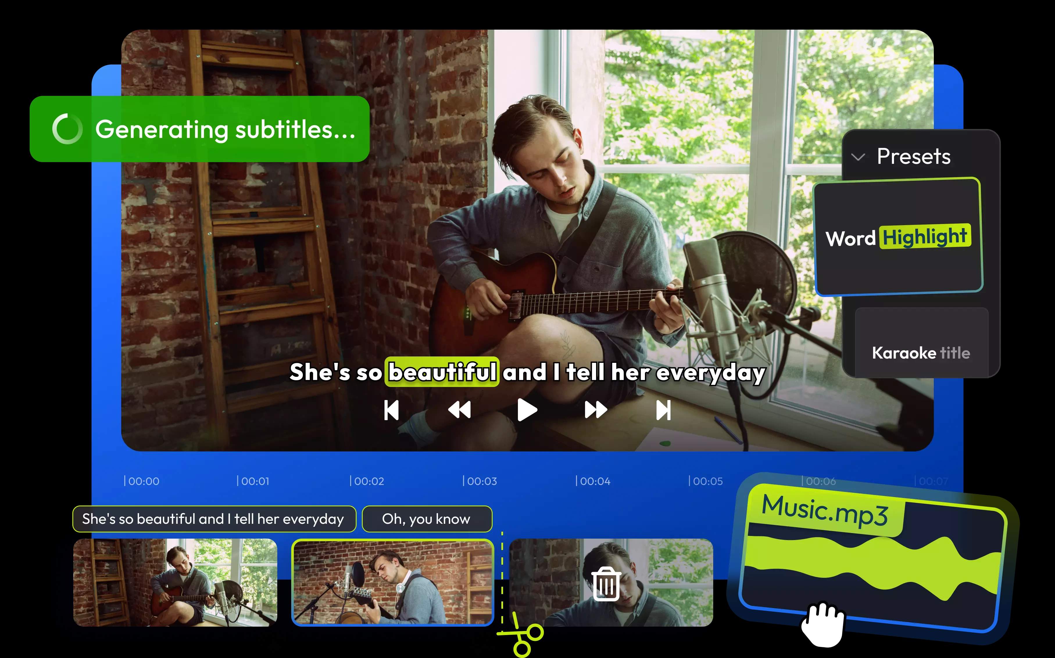 Lyric Video Maker for Stunning Music Visuals on Any Platform
