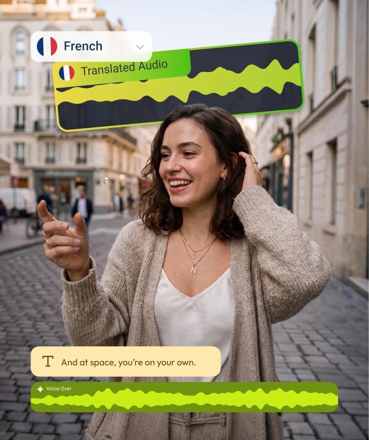Translate and voice it