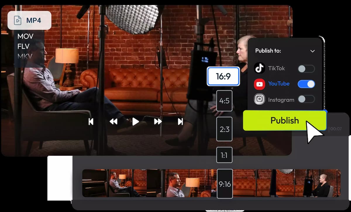 One edit. A dozen formats - Desktop