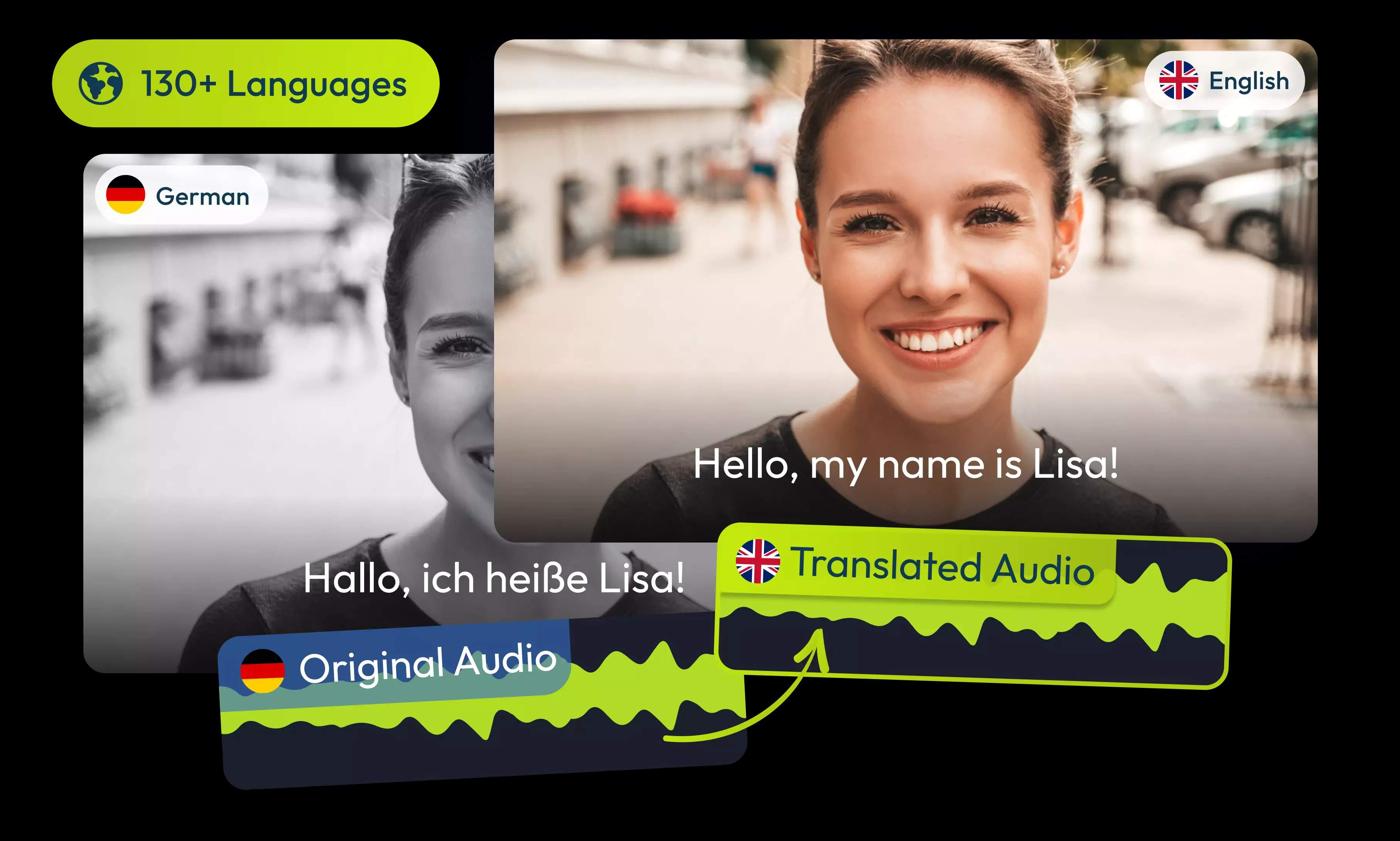 Translate German Audio to English
