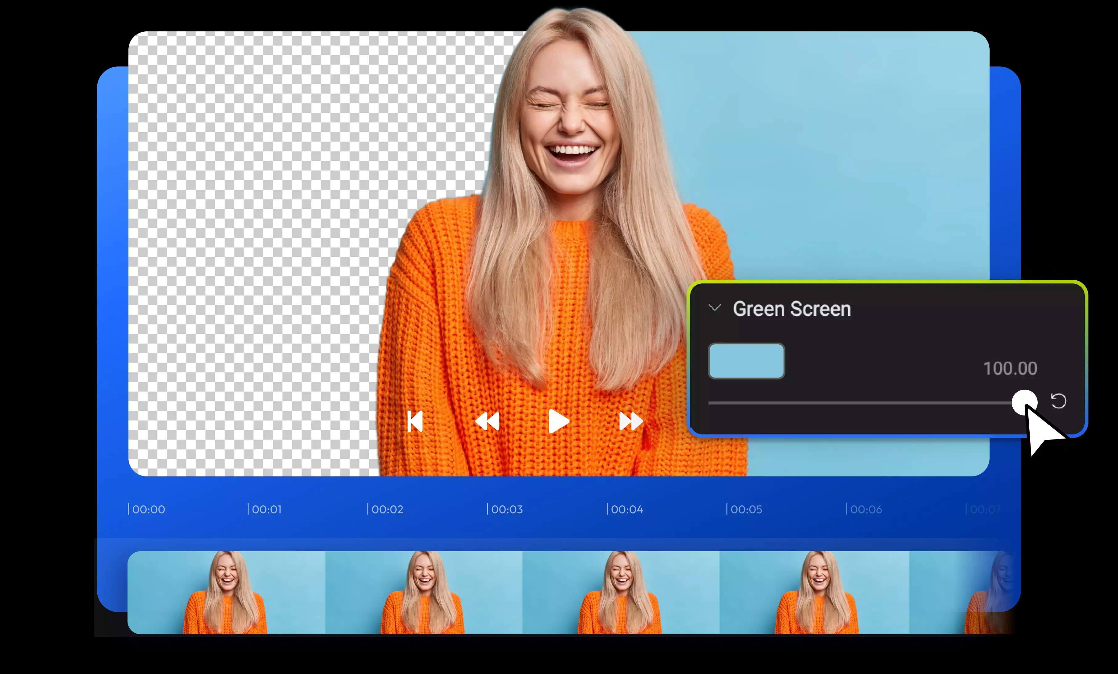 Chroma Key Video Editor for Custom Backgrounds