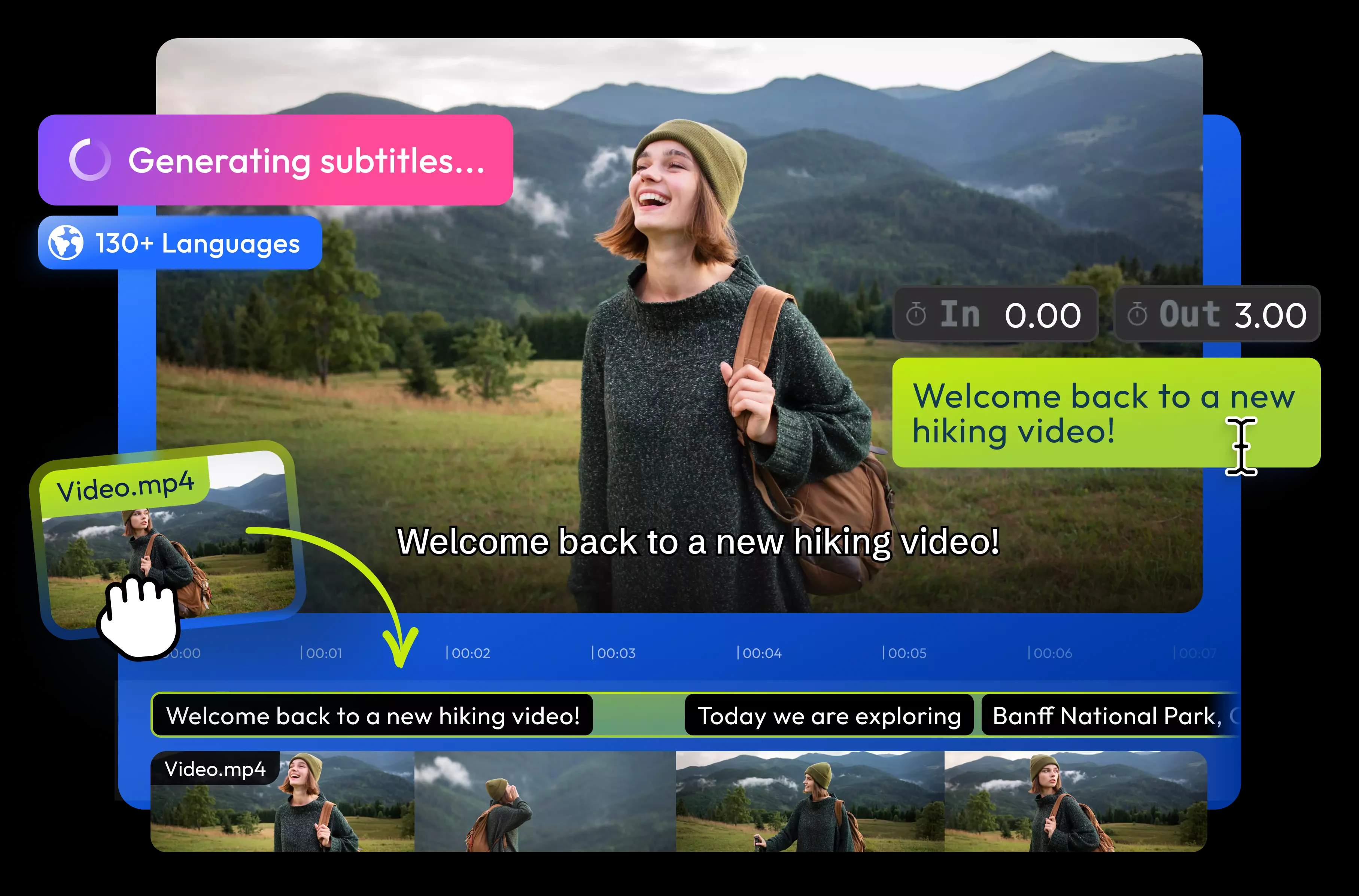 Online Captions Maker for Instant Video Subtitling with AI